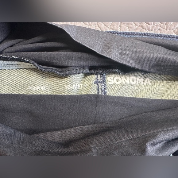 Sonoma Maternity Dark Blue Jeggings NWT Size 16 Maternity - Picture 5 of 9